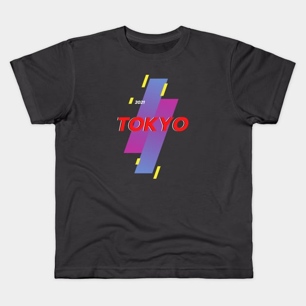 tokyo 2021 Kids T-Shirt by GOT A FEELING